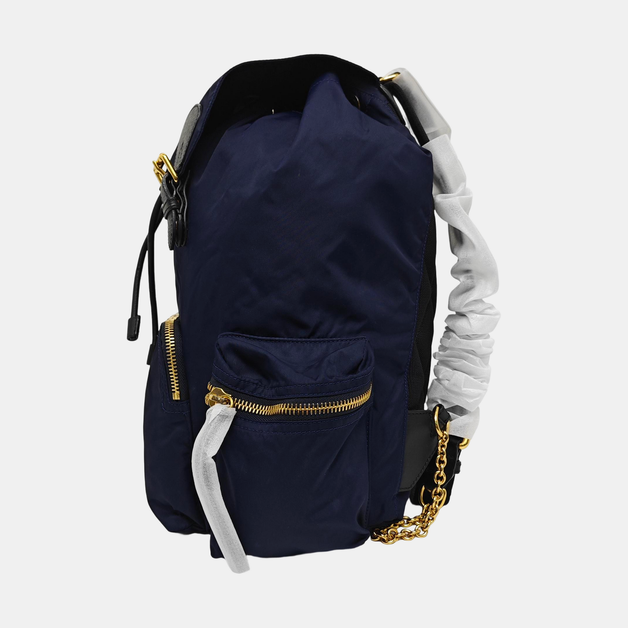 The Rucksack Large Nylon Blue