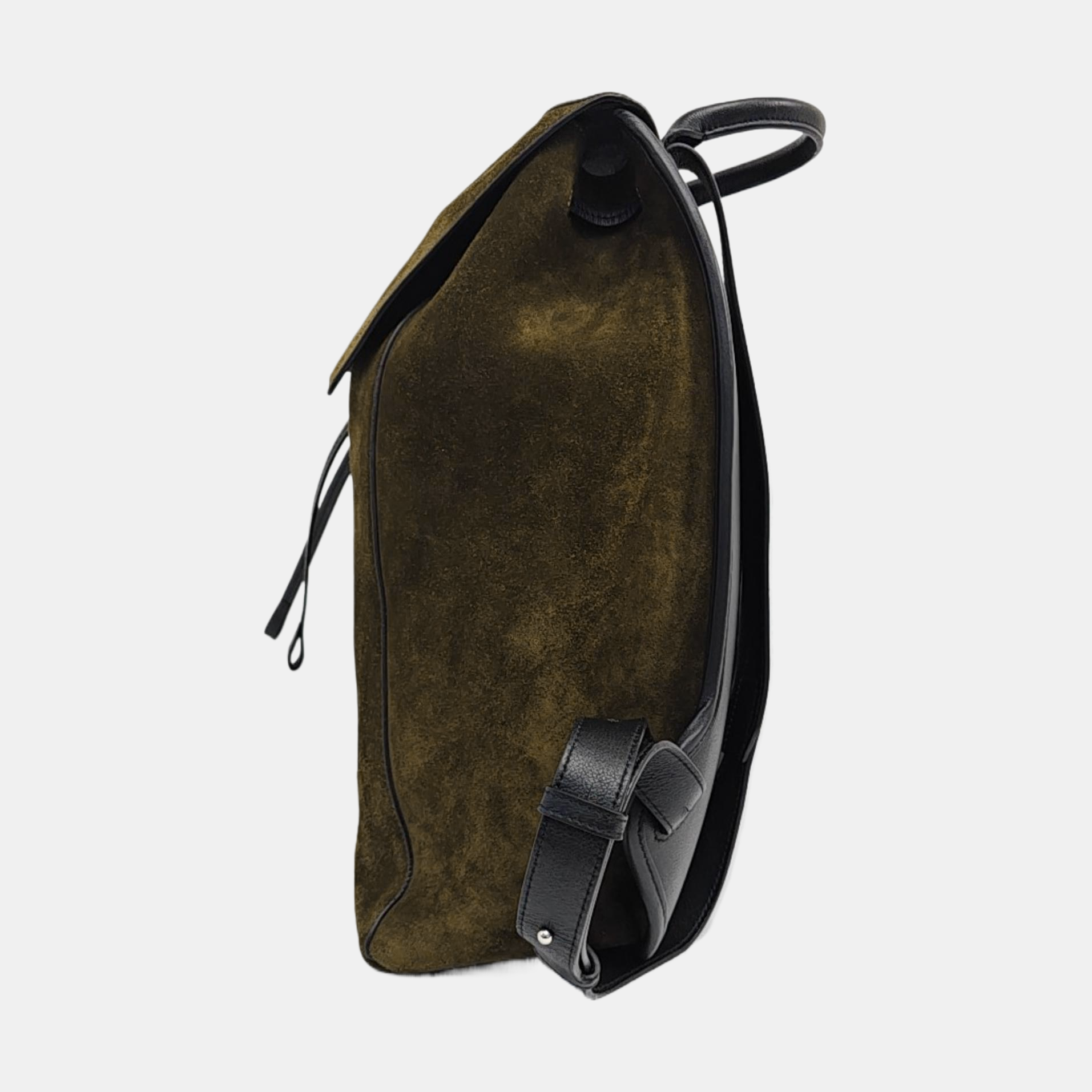 Suede Backpack Green