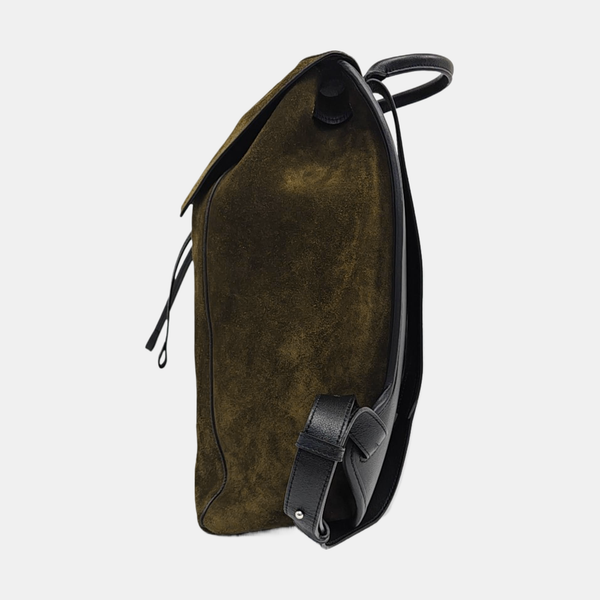 Suede Backpack Green