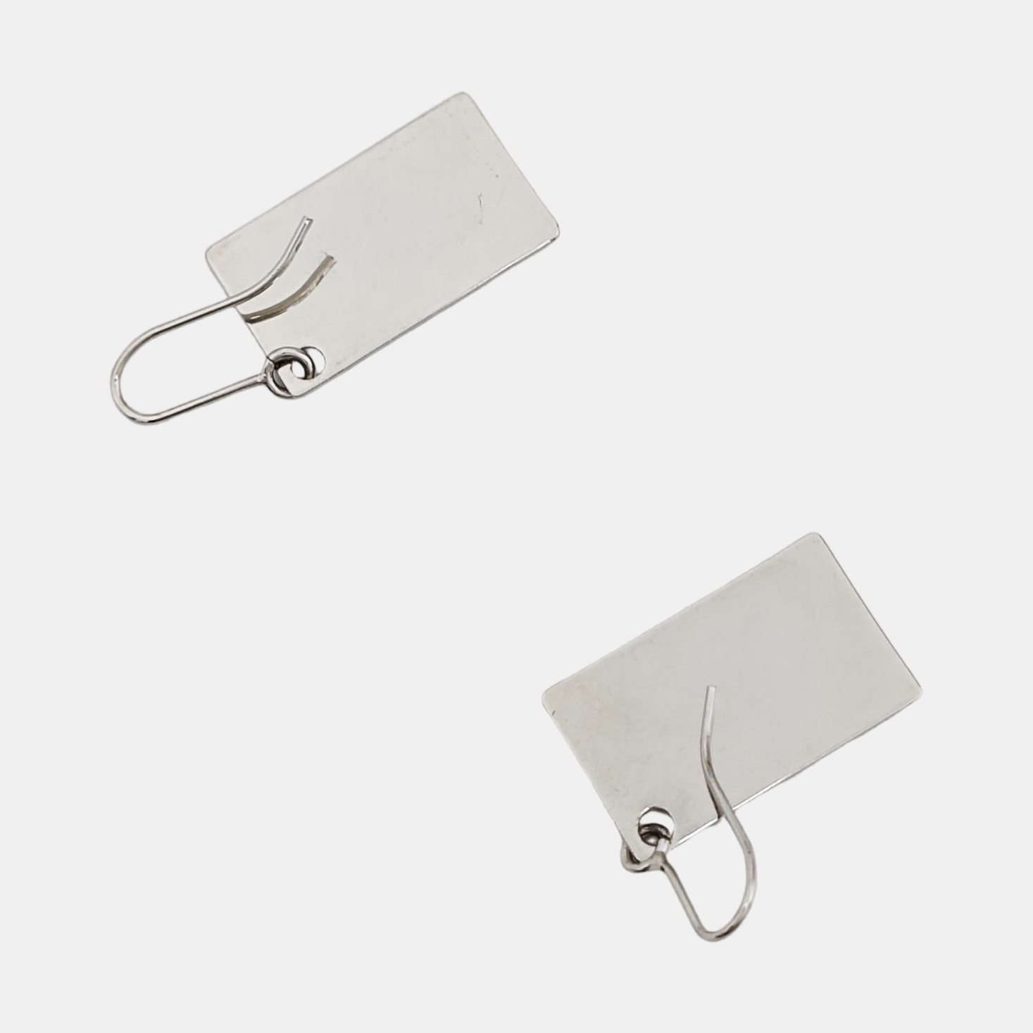 Dio(r)evolution Metal Silver Stud Earrings