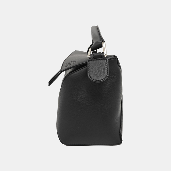 Puzzle Edge Small Calfskin Black