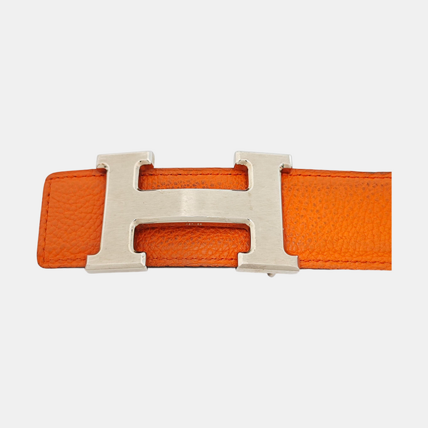 Leather Belt Orange