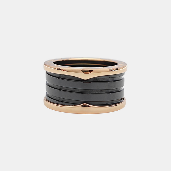 B.ZERO1 18k Rose Gold Ring EU 57