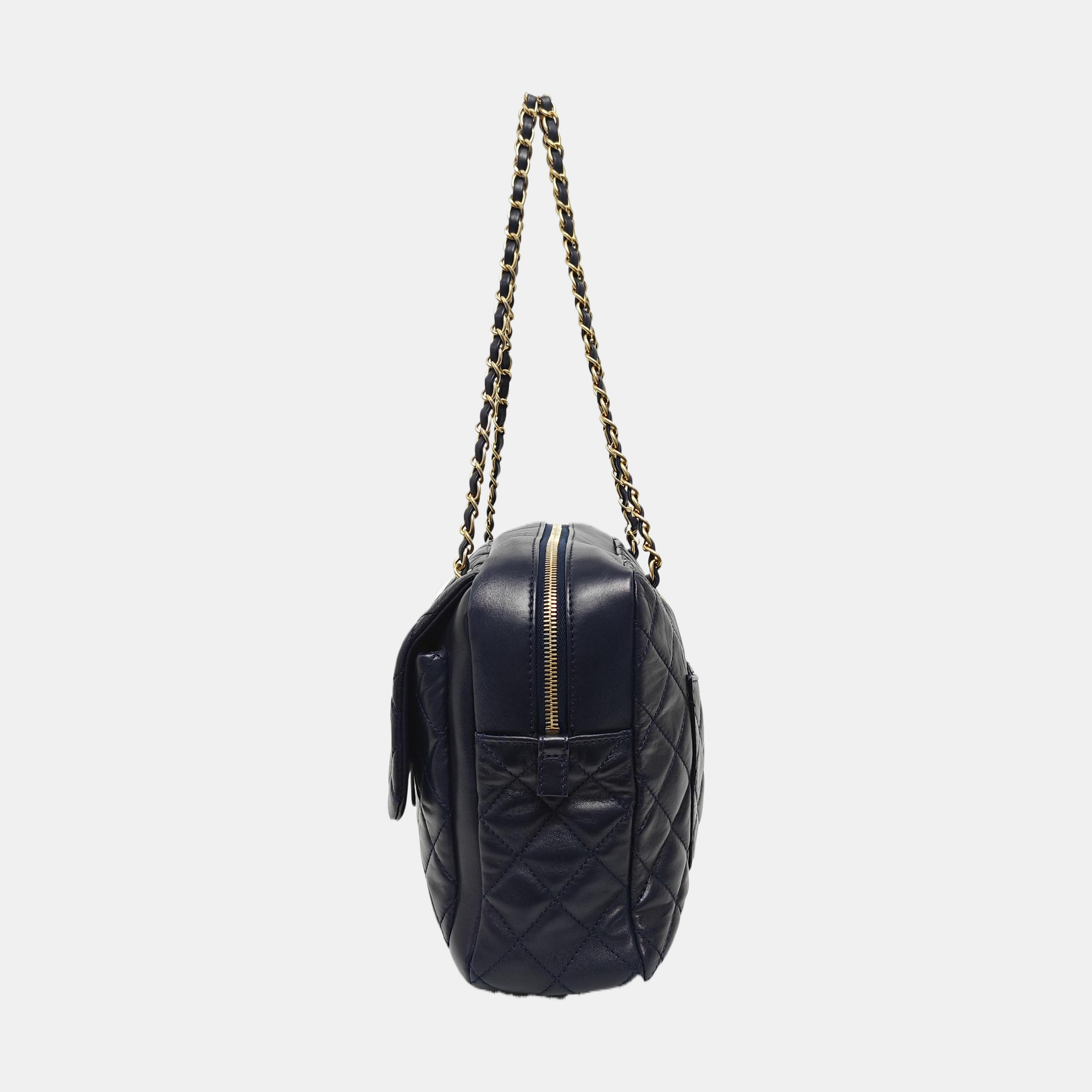 Quilted Lambskin Blue