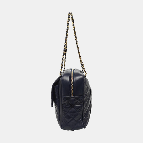 Quilted Lambskin Blue