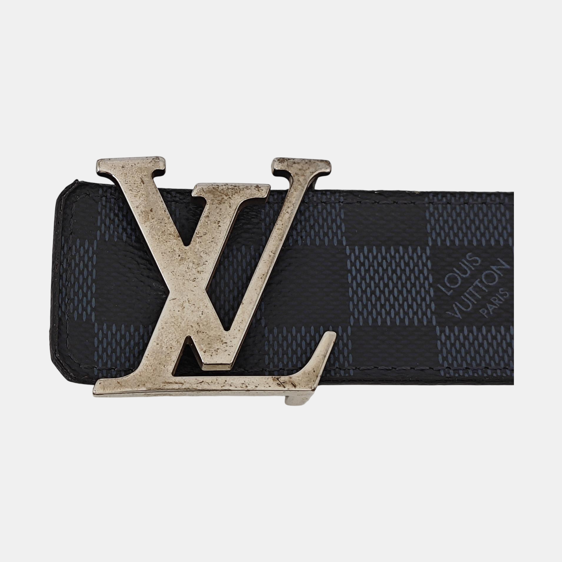 Coated Canvas Belt Blue