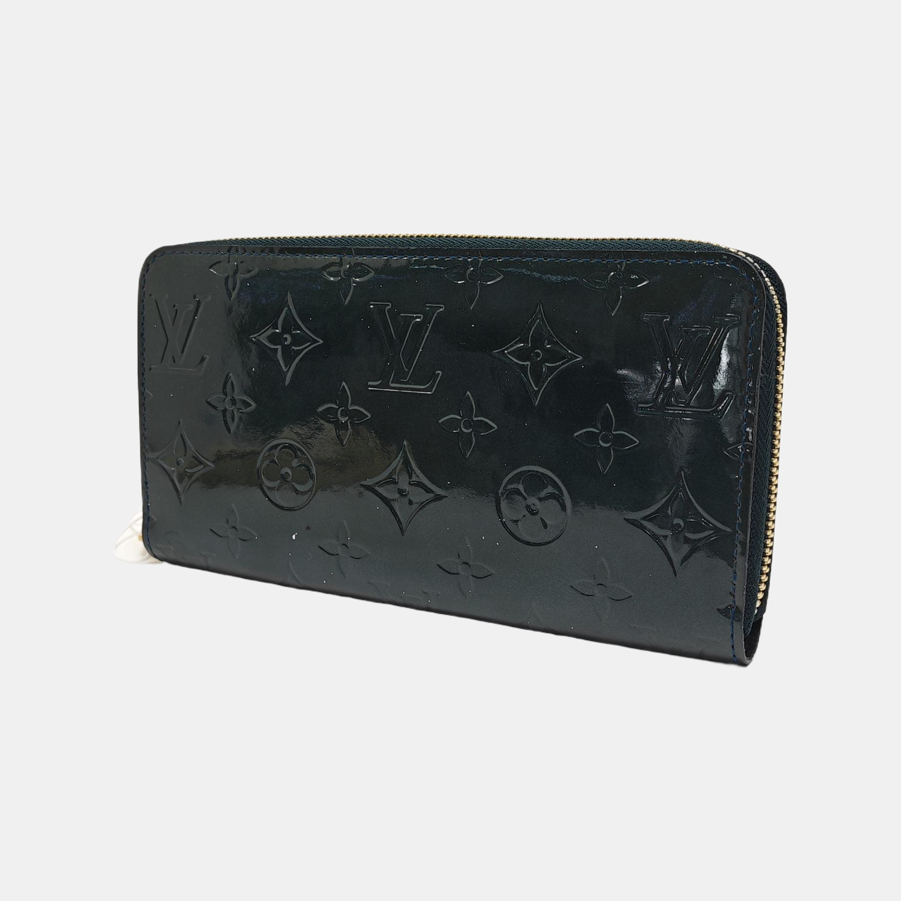 ZIPPY Patent Leather Green Wallet