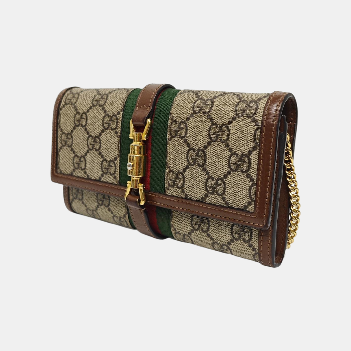 Jackie 1961 Mini Monogram Coated Canvas Beige