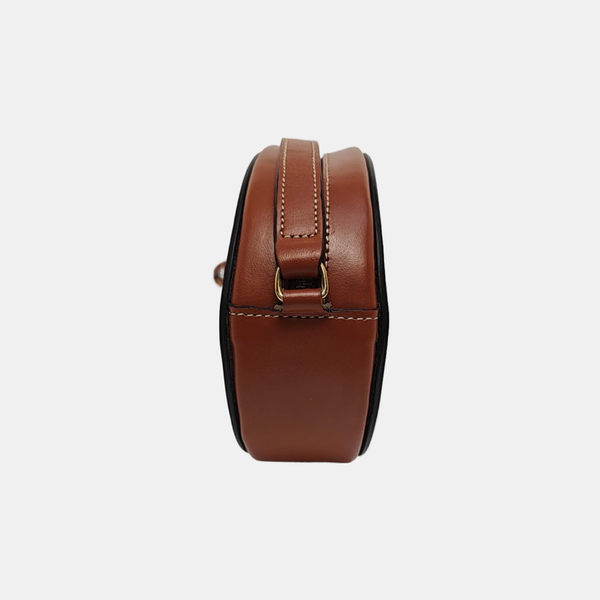 Authenticated pre-owned  TRIOMPHE Small Calfskin Brown - Shoulder Bag at Looply