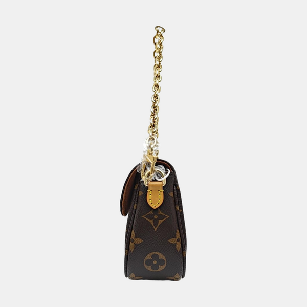 IVY Monogram Coated Canvas Brown