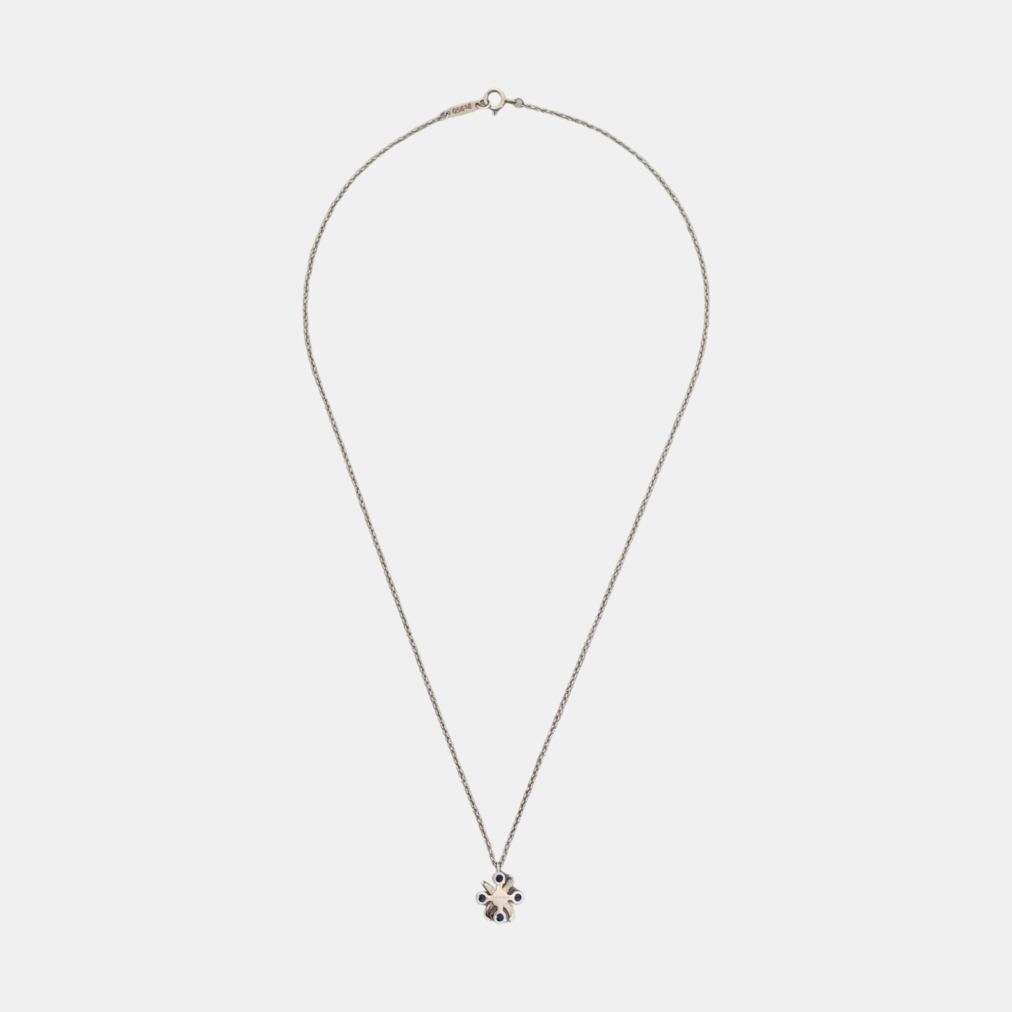 Tiffany &amp; Co. Schlumberger Platinum 950 Silver Necklace