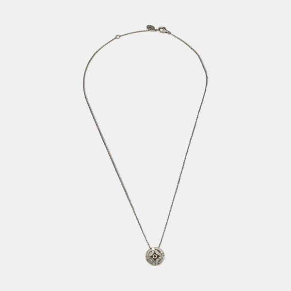 18k White Gold Silver Necklace