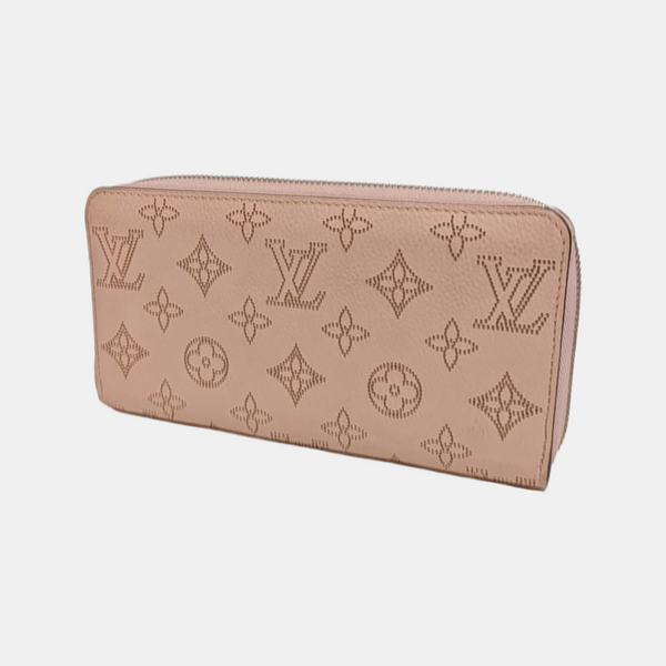 ZIPPY Monogram Calfskin Pink Wallet