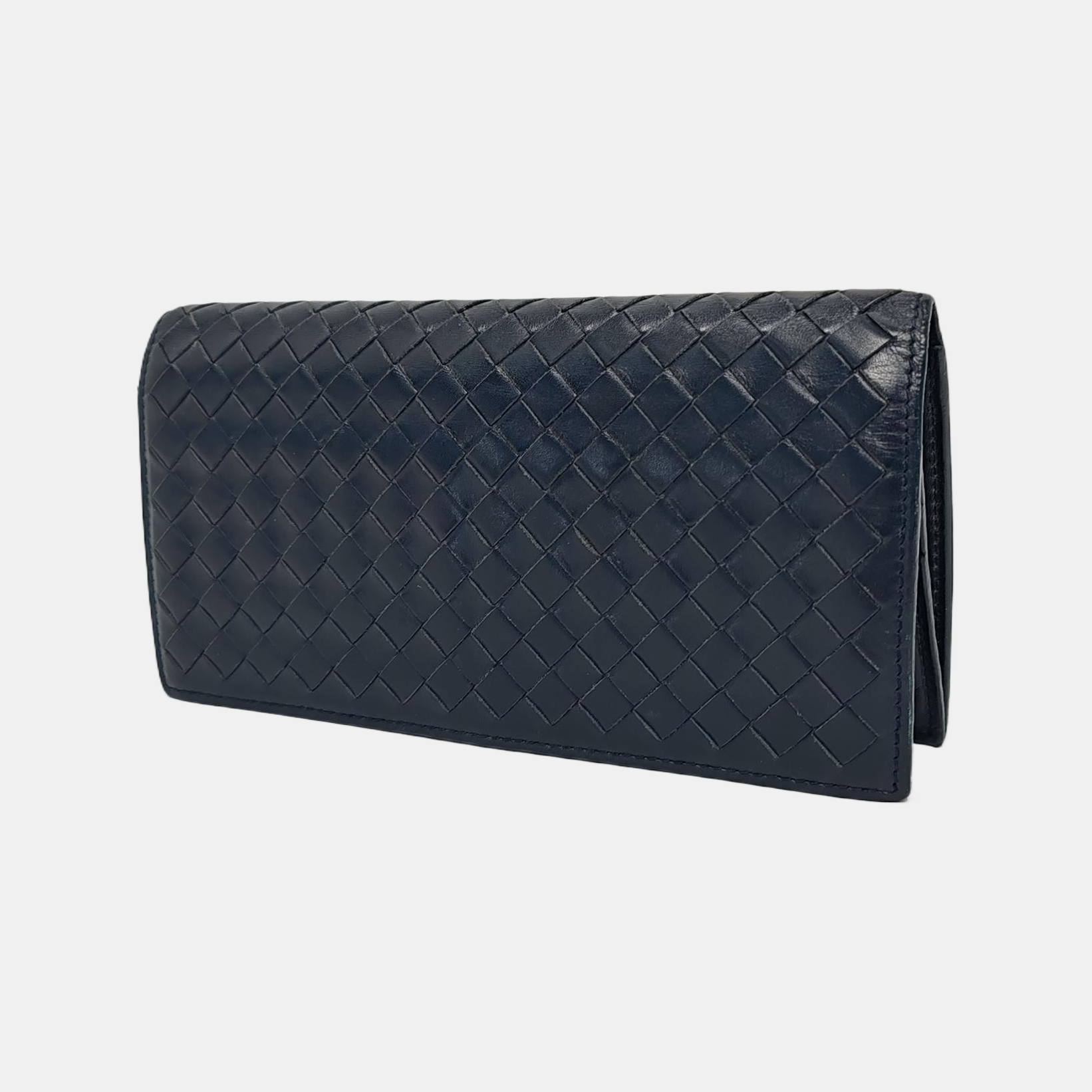 Calfskin Blue Wallet