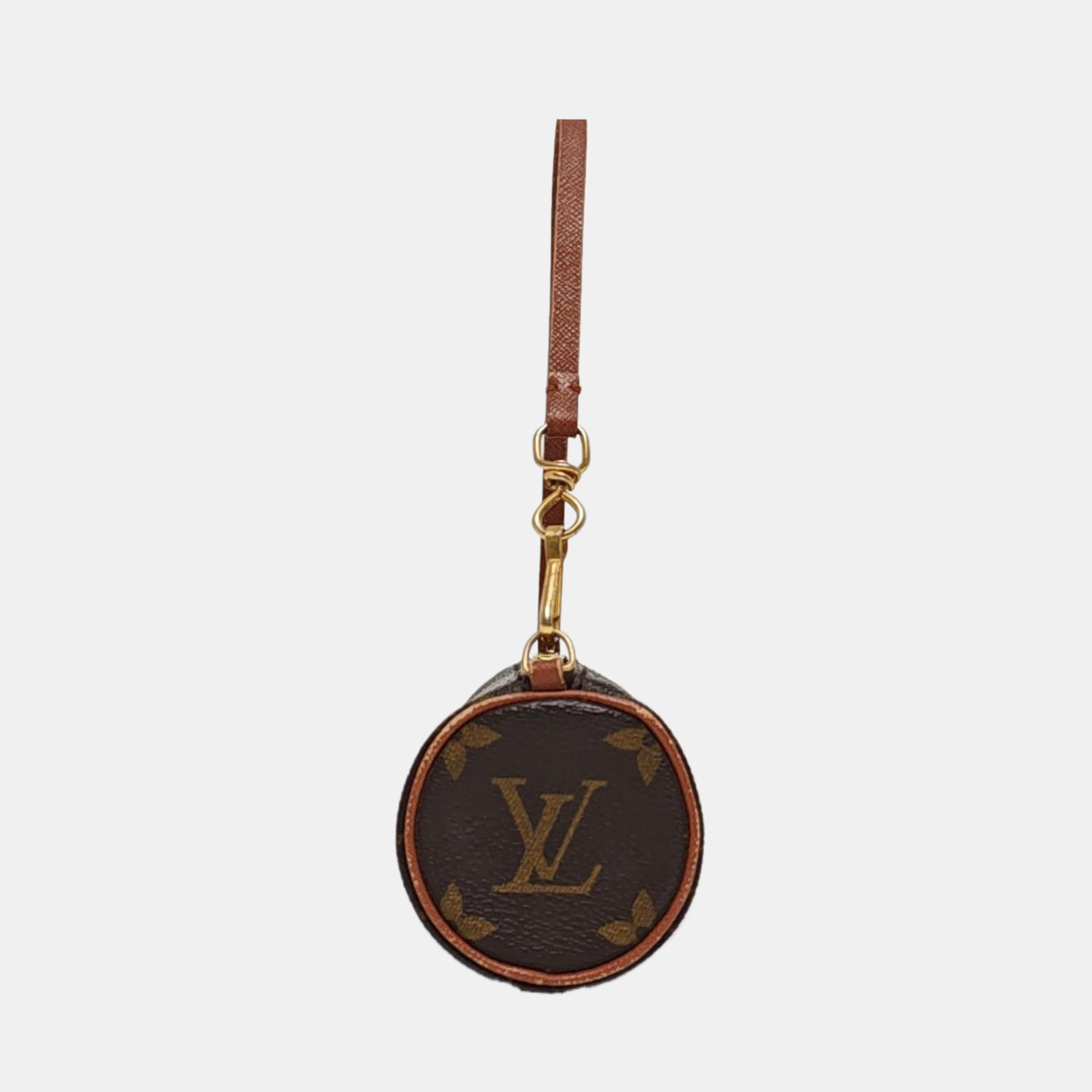 PAPILLON Mini Monogram Coated Canvas Brown