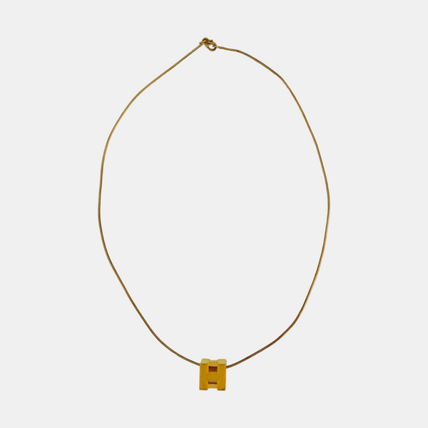 Cage D'h 925 Sterling Silver Gold Necklace