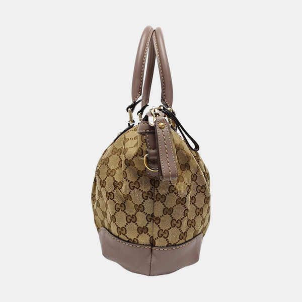 Sukey Monogram Canvas Beige