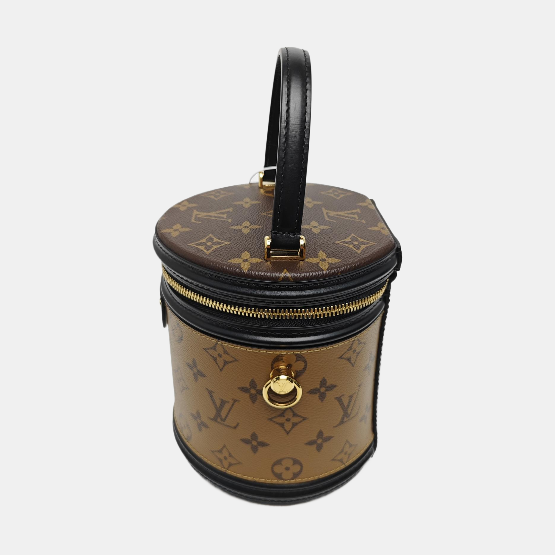 CANNES PM Monogram Coated Canvas Brown