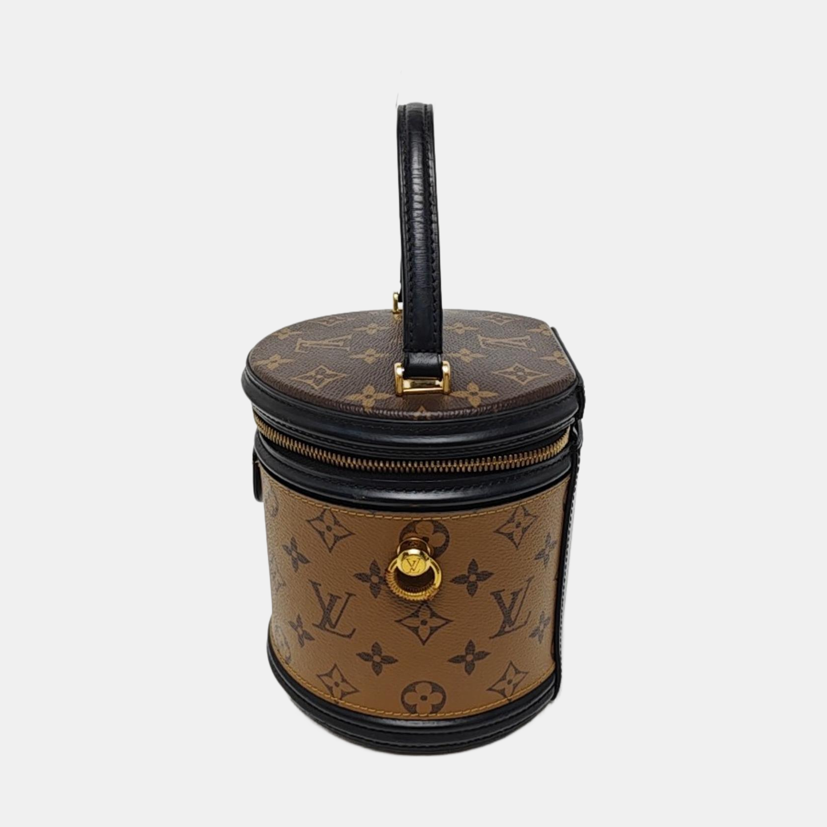 CANNES PM Monogram Coated Canvas Brown
