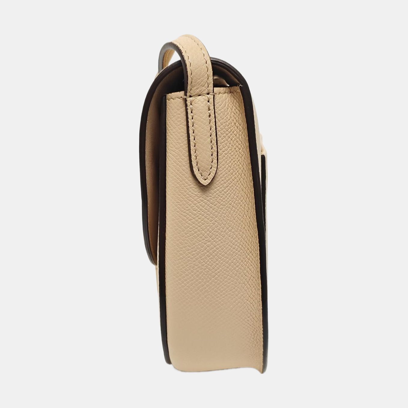 TROTTEUR Small Calfskin Beige