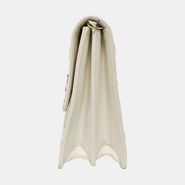 Diorama Cannage Calfskin White