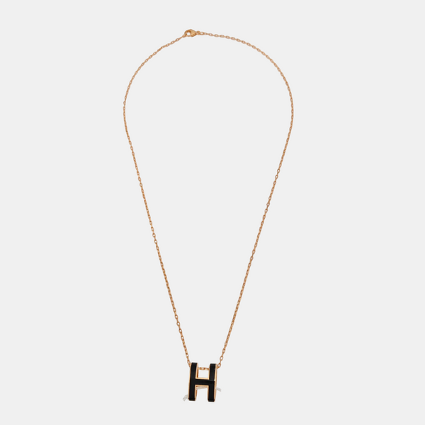 Pop H Metal Rose Gold Necklace