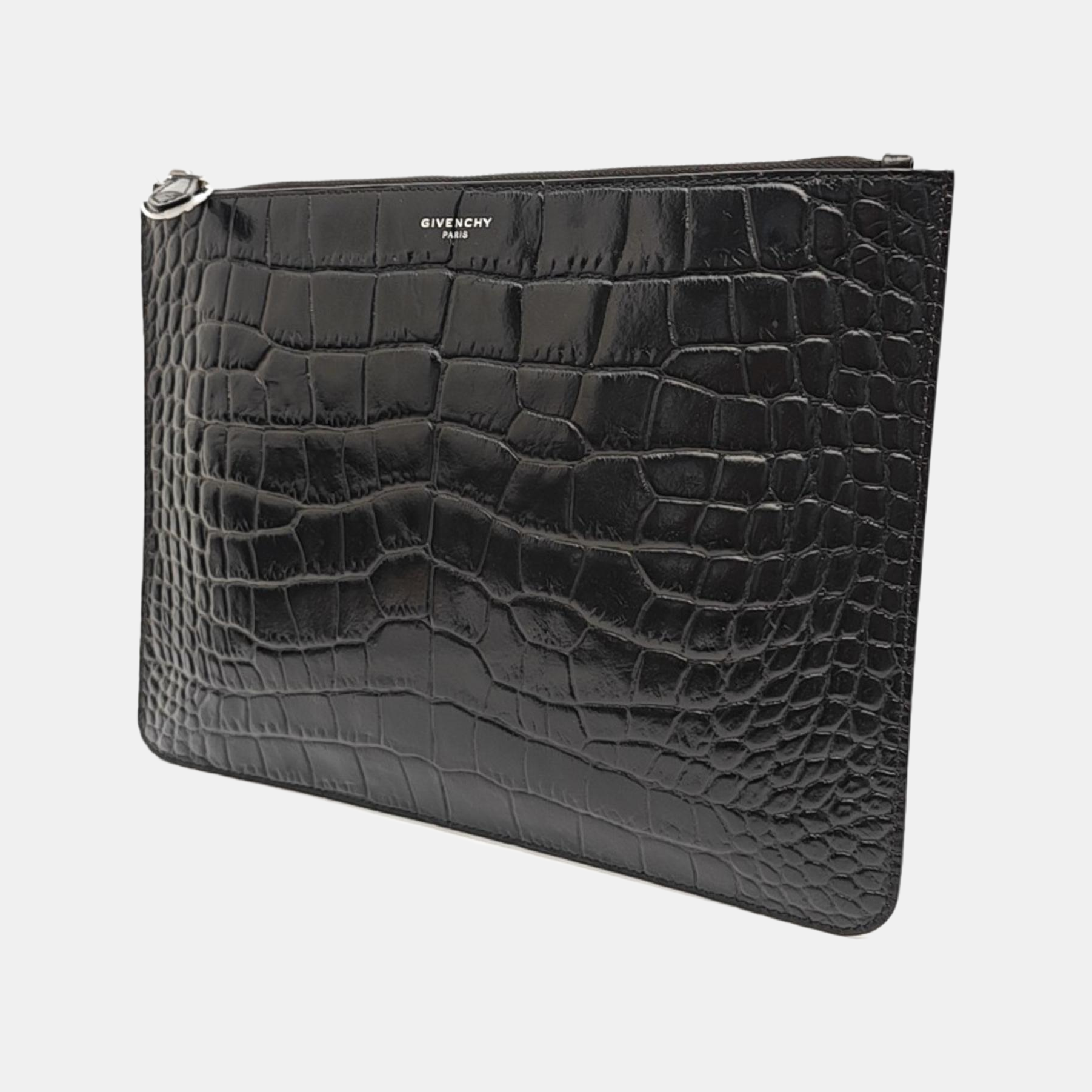 Calfskin Clutch Black