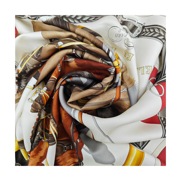 Mulberry Silk Silk Scarf White