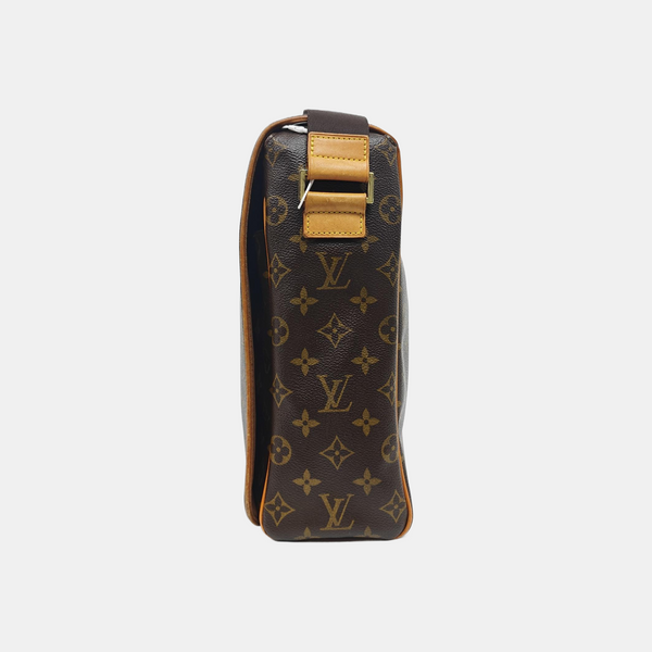 VALMY Monogram Coated Canvas Brown
