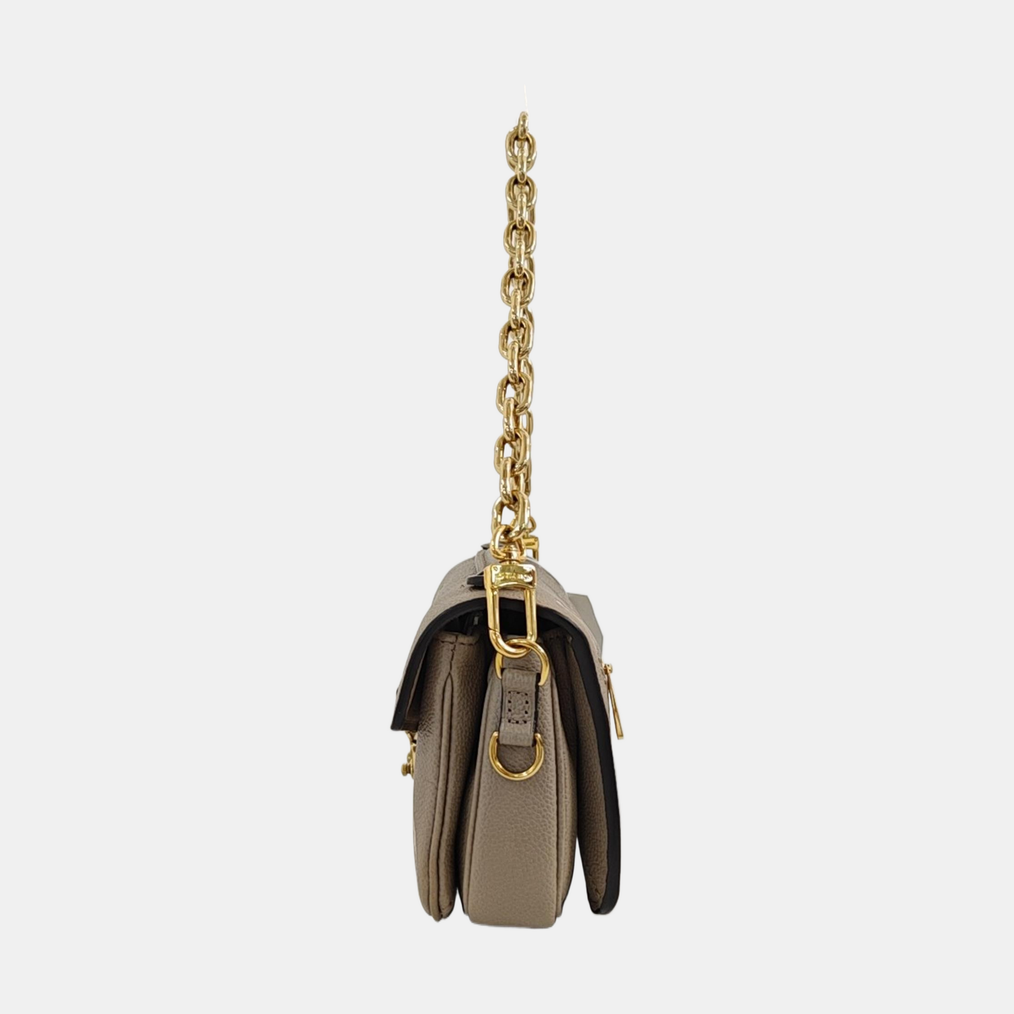 MÉTIS EAST WEST Monogram Calfskin Gray