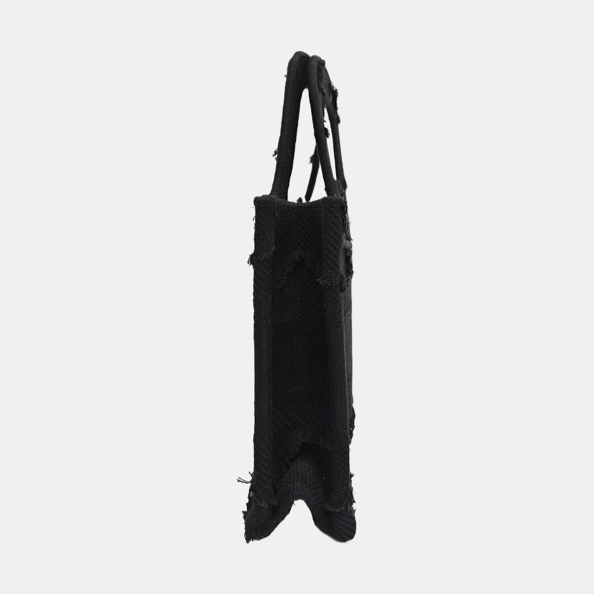 Book Tote Mini Canvas Black