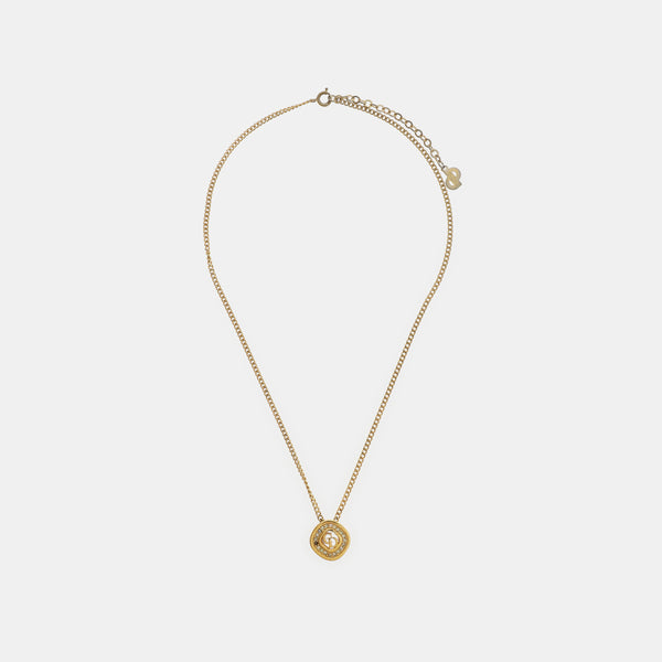 Petit CD Metal Gold Necklace