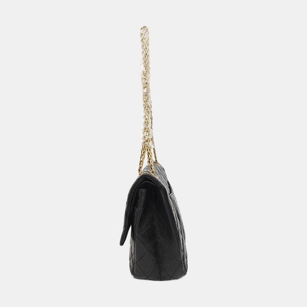 2.55 227 (jumbo) Quilted Calfskin Black