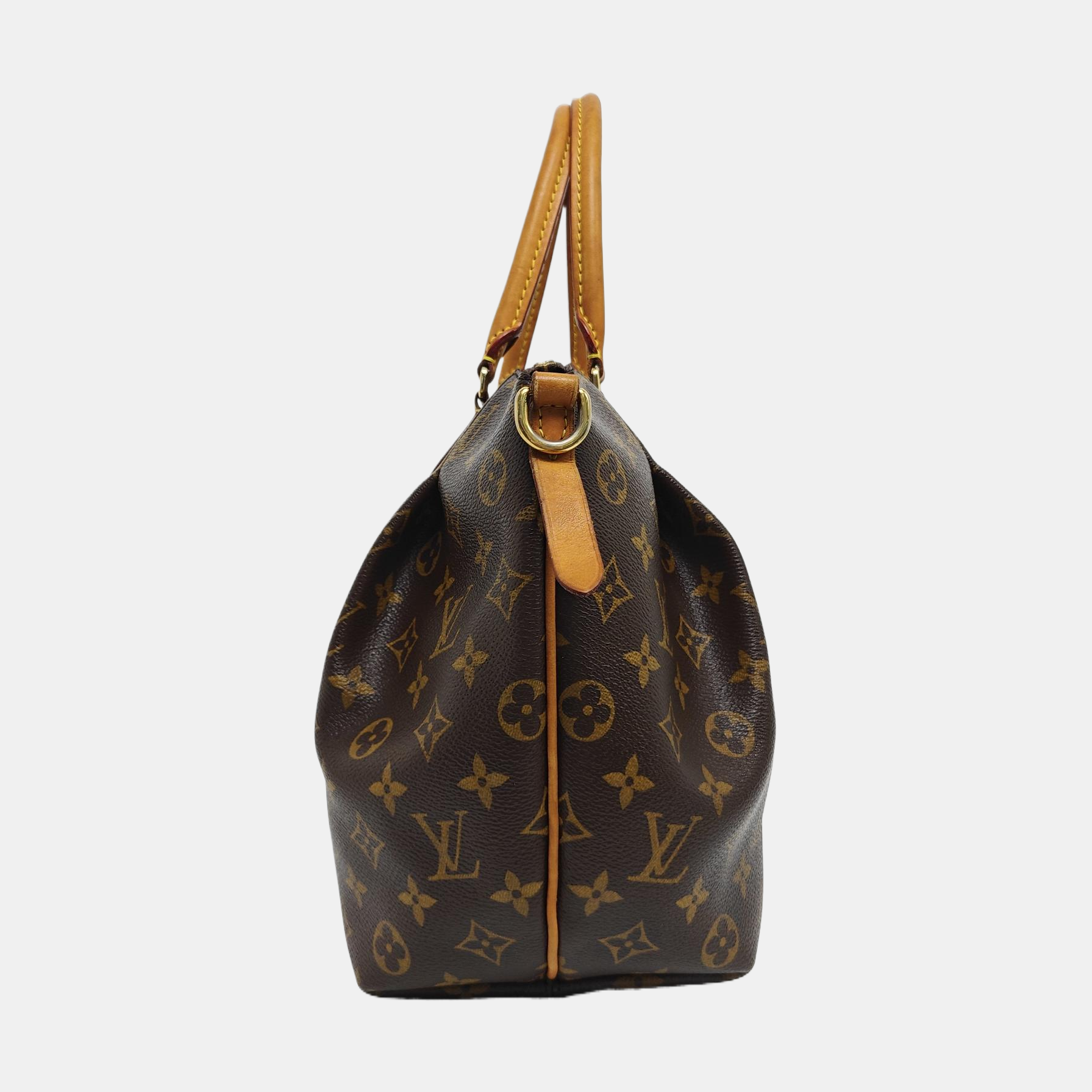 BOETIE PM Monogram Coated Canvas Brown
