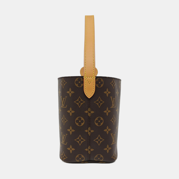 ALL IN BB Monogram Coated Canvas Brown