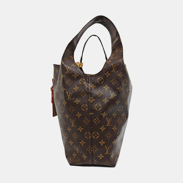 ATLANTIS Monogram Coated Canvas Brown