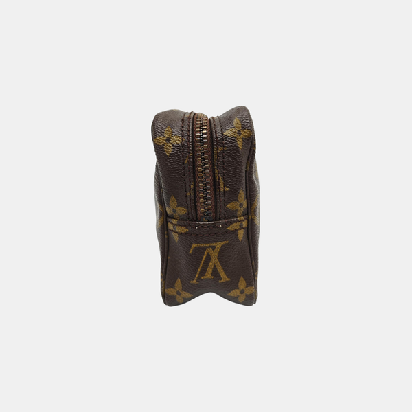 TROUSSE TOILETTE Monogram Coated Canvas Brown