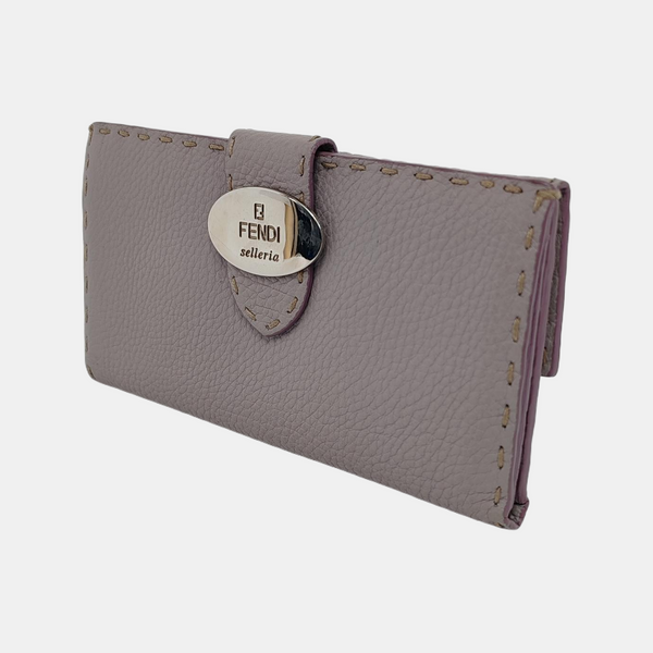 Calfskin Wallet Purple