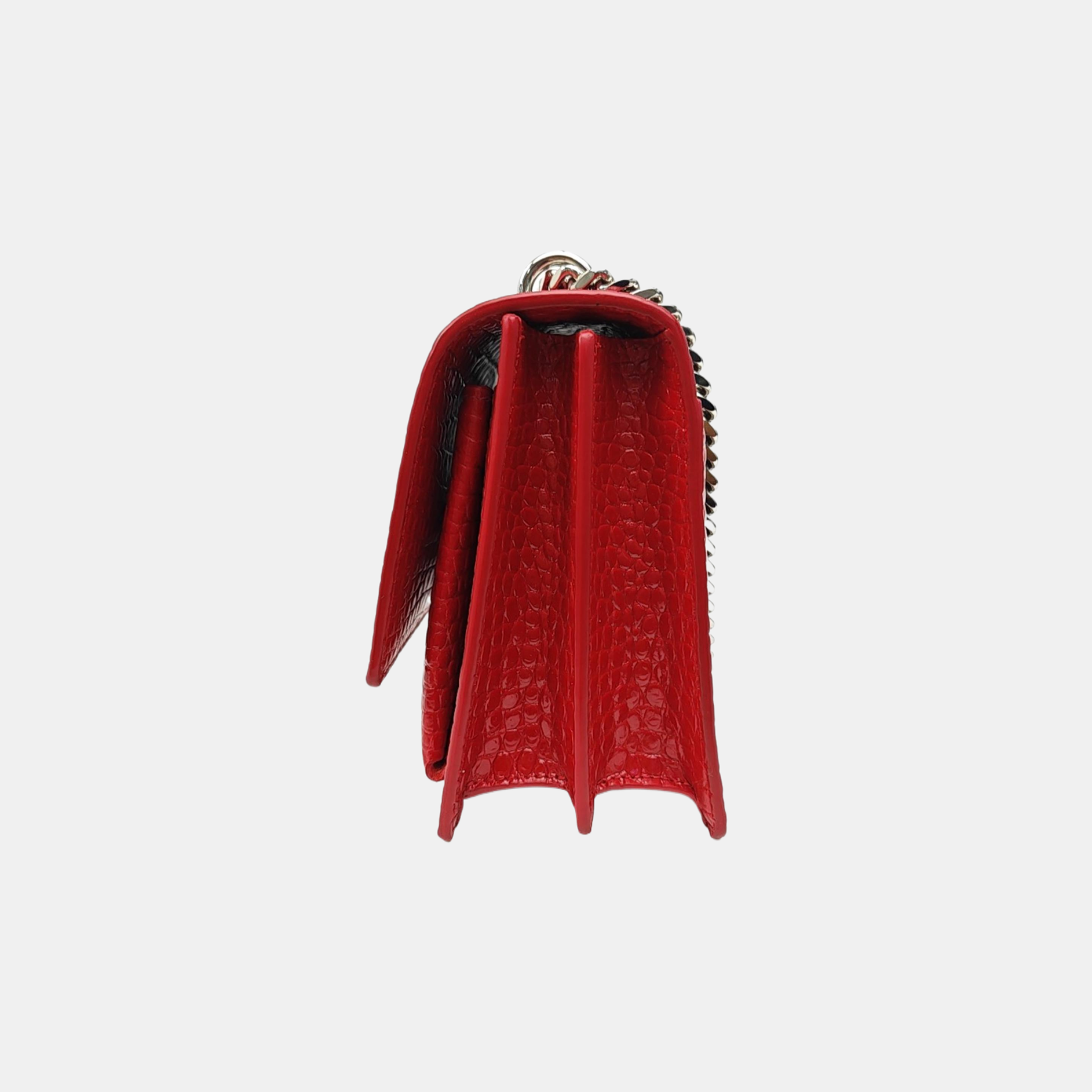 SUNSET Medium Calfskin Red