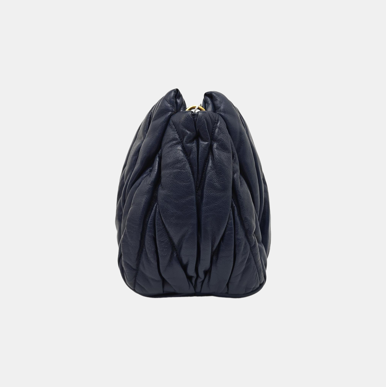 Bow Tote Lambskin Blue