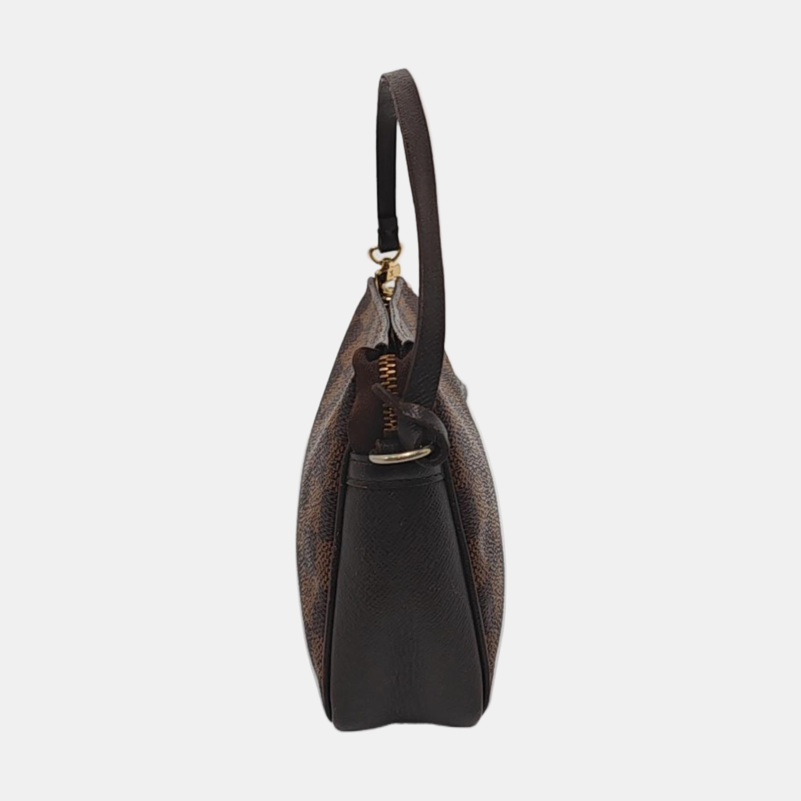 TROUSSE MAKE UP Damier Ebene Coated Canvas Brown
