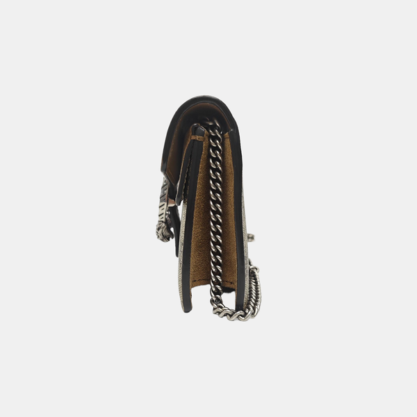 Dionysus Super Mini Monogram Coated Canvas Beige