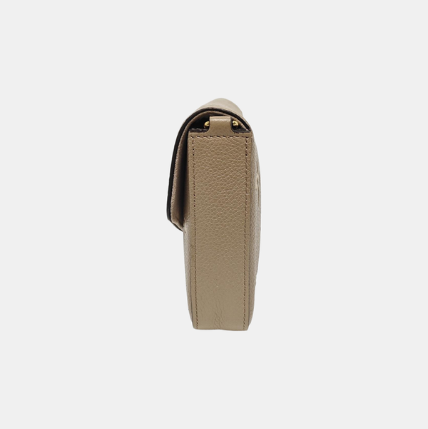 FÉLICIE Monogram Calfskin Gray