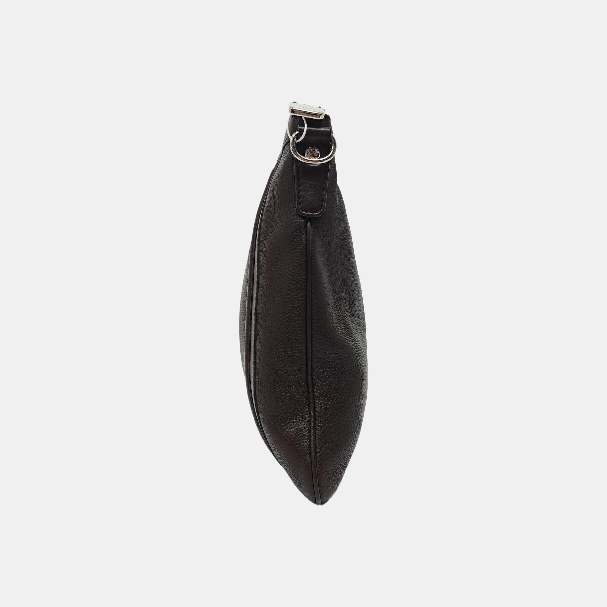 Calfskin Shoulder Bag Brown