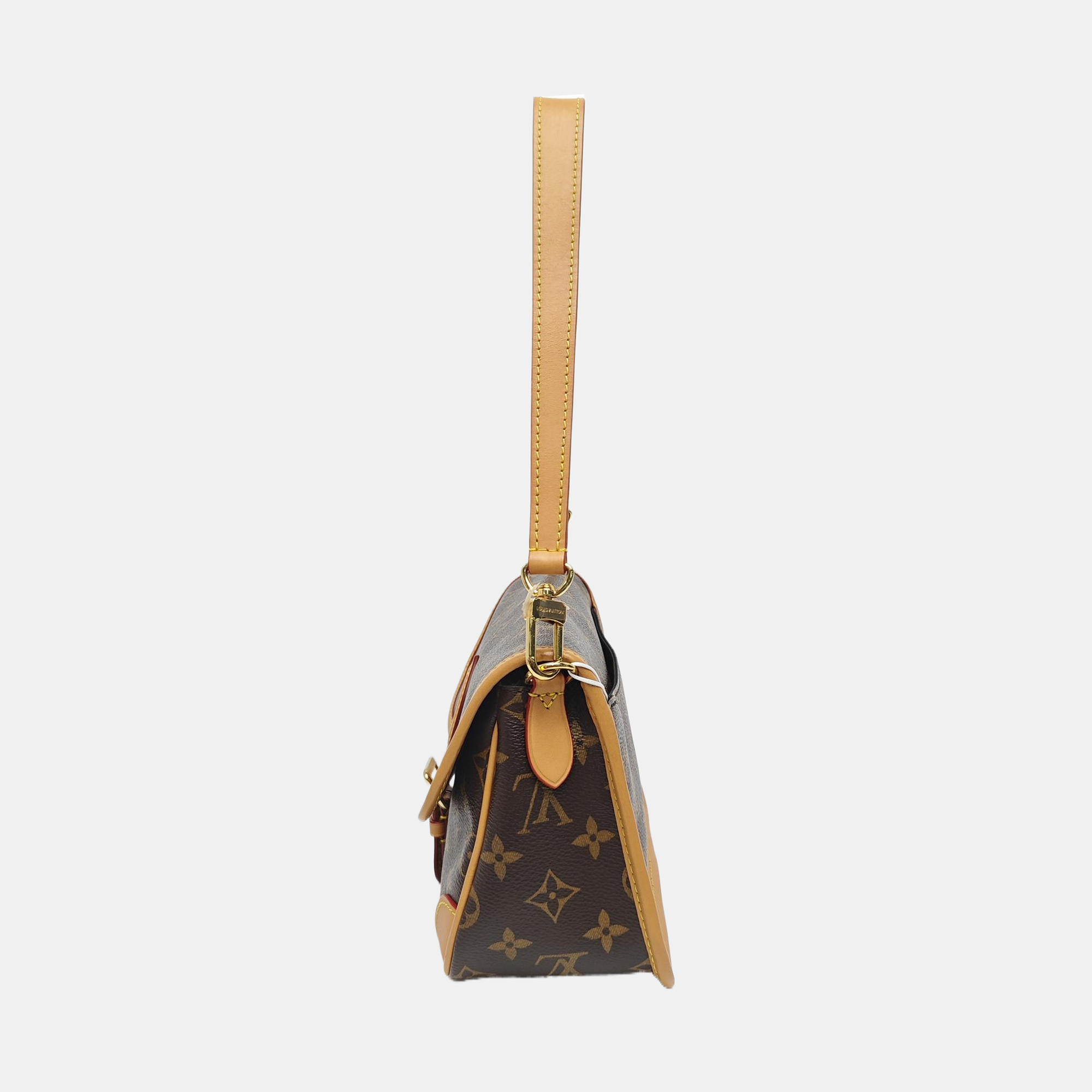 DIANE Monogram Coated Canvas Brown
