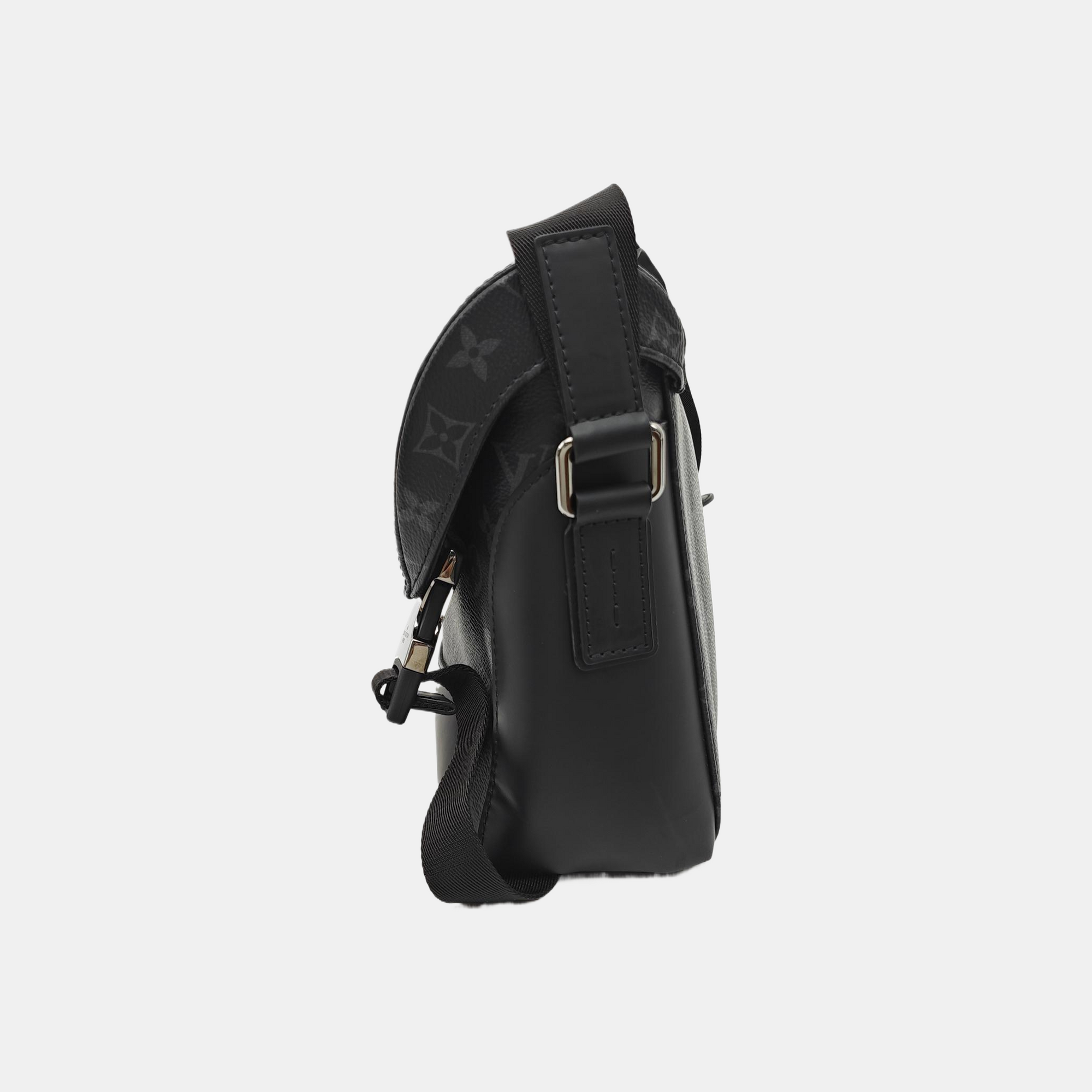 VOYAGER PM Monogram Coated Canvas Black