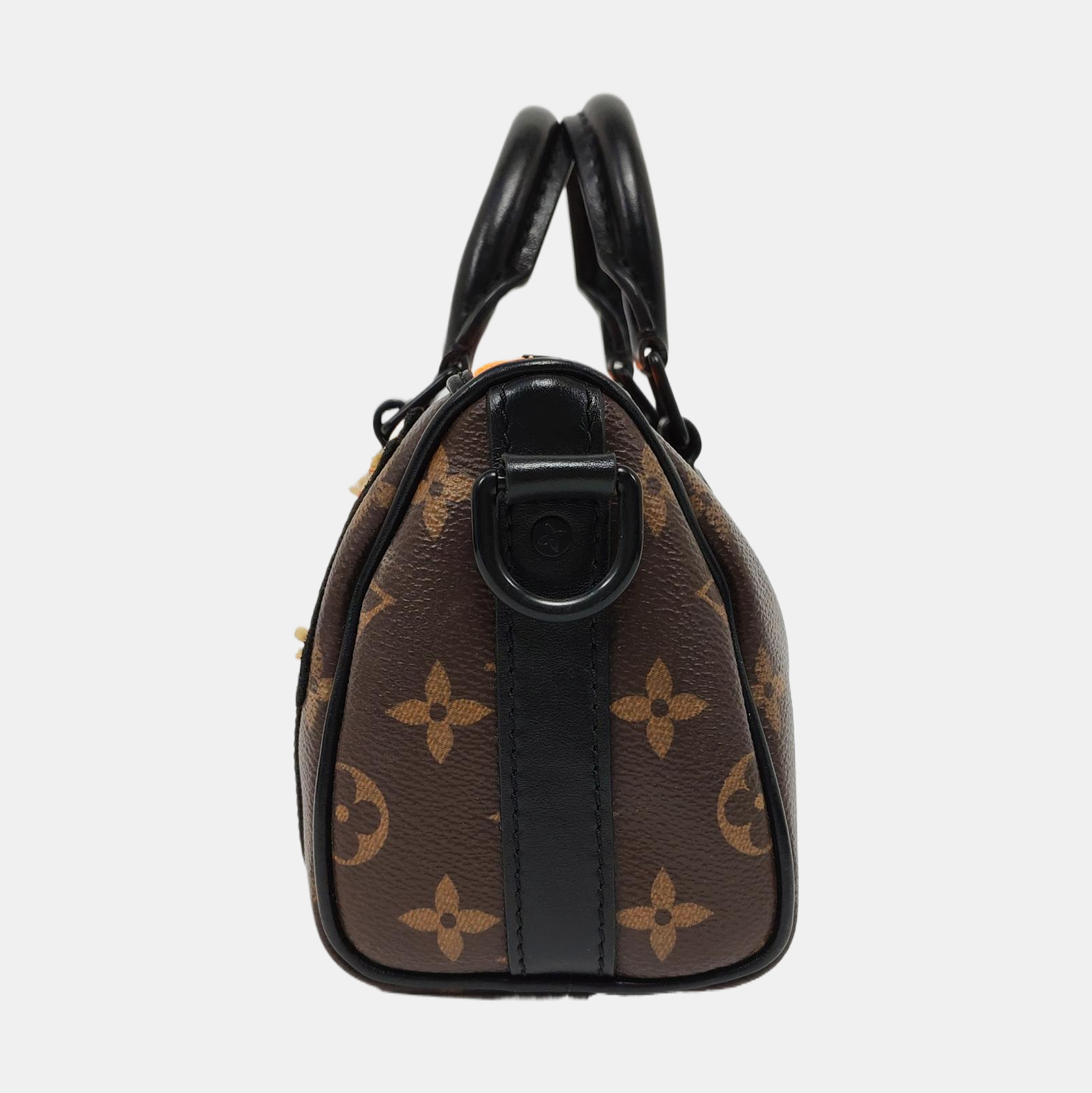 KEEPALL Nano Monogram Coated Canvas Brown
