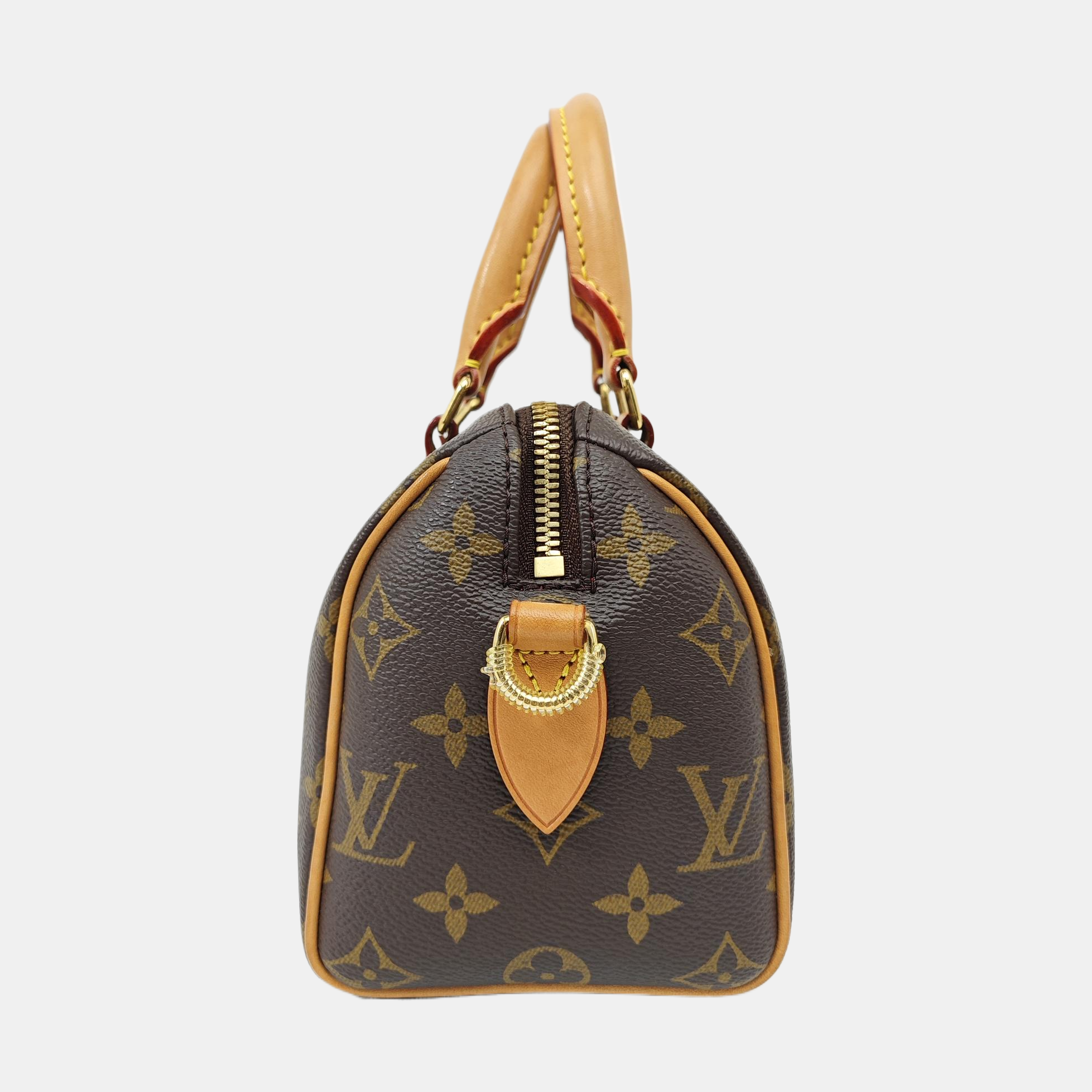 SPEEDY 20 Monogram Coated Canvas Brown