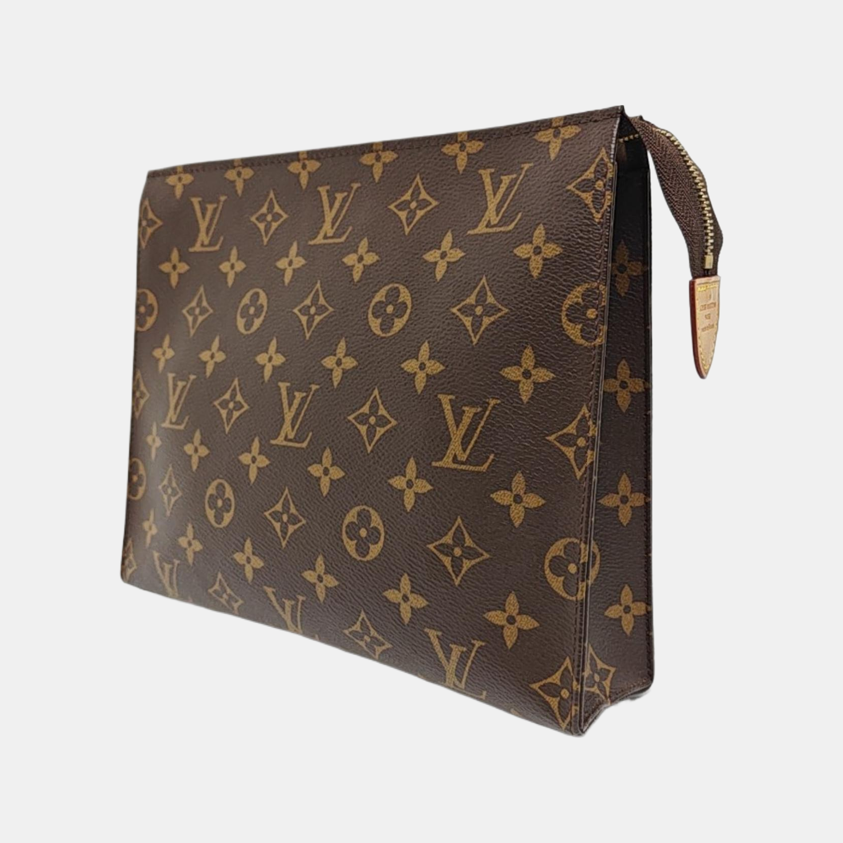 TOILET POCKET 26 Monogram Coated Canvas Brown