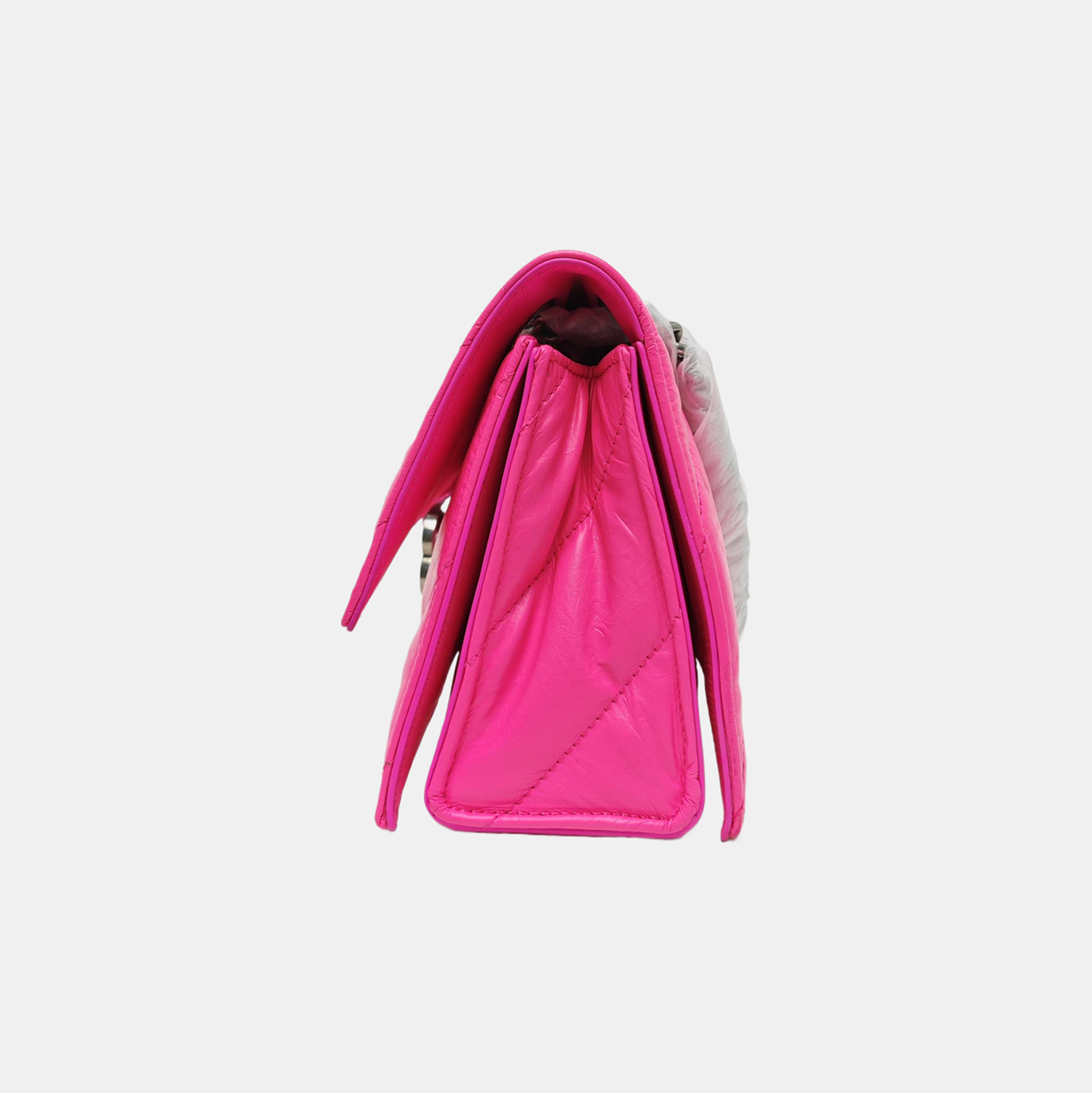 Crush Small Quilted Calfskin Pink